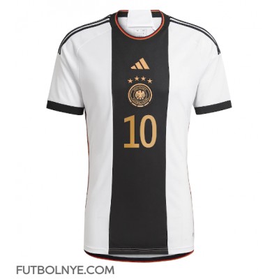 Camiseta Alemania Serge Gnabry #10 Primera Equipación Mundial 2022 manga corta